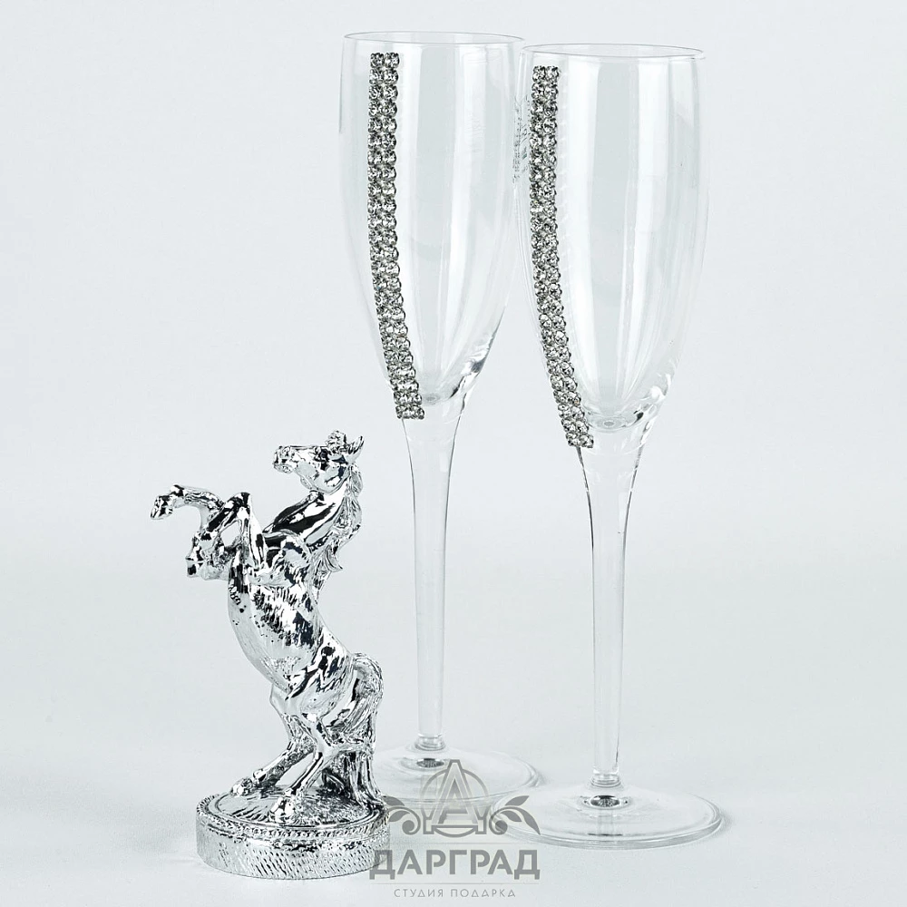 Набор бокалов для шампанского «Удача» - №4
