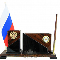Настольный набор «Фрегат» (обсидиан)