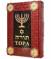 Подарочное издание «Тора» в авторском переплете - фото товара