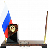 Настольный набор «Фрегат» (обсидиан)