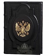 Кожаный ежедневник «Герб России» - фото товара