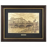 Офорт на латуни «Аничков мост» 25*32 - фото товара
