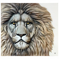 Авторское панно «Мудрый лев»