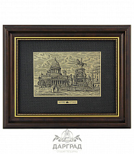 Офорт на латуни «Исаакиевский собор» 17*22