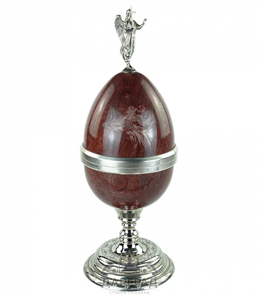 Каменное яйцо-шкатулка «Ангел» - №1