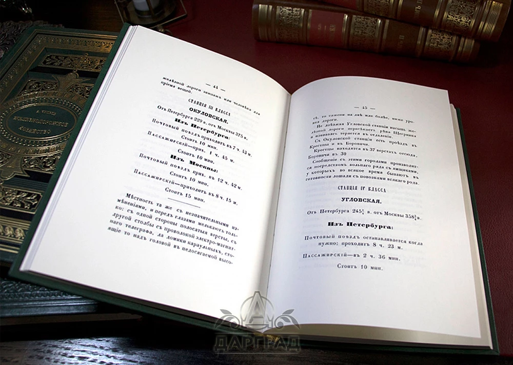 Подарочная книга «Путеводитель по Николаевской железной дороге» 1858 г. - №9