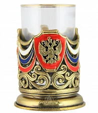 Подарочный подстаканник «Флаг триколор»