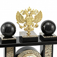 Часы кабинетные «Герб РФ» (пирит)